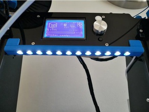 led lamp anet a6 3d printer parts 3d print model - Mito3D