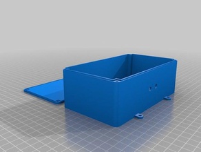 caja visor v06 electronics customized 3d print model - Mito3D