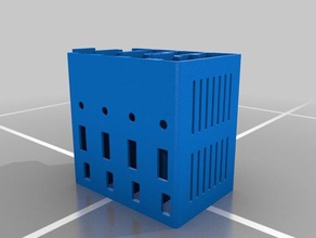 pi rack w parafuso de montagem Impressora 3d acessórios torre raspberry caso 3d print model - Mito3D