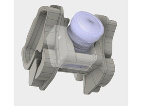 runcam split v2 v1 Hahn chameleon ti fpv Kamera mount armattan Chamäleon Kamera-Halterung Drohne split-v2 schraubenloses 3d print model - Mito3D