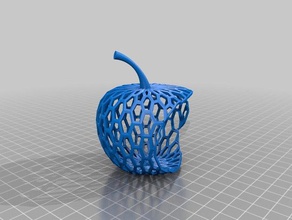 morso a nido d'ape di apple food & drink 3d print model - Mito3D