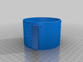 my customized measuring cylinder - 300ml household supplies 3d print model - Mito3D