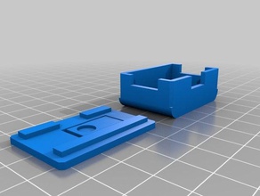 armario de baterías led pulsera tindie las pulseras alojamiento el 3d print model - Mito3D