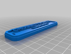 cpl key chain signs & logos customized 3d print model - Mito3D