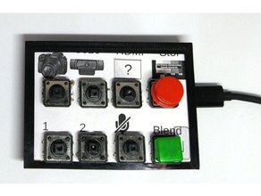 Strom billiger-mini-makro-Tastatur computer arduino Tastatur stream deck 3d print model - Mito3D