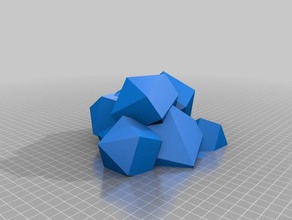 meine angepasste mineral Skulpturen kundengebundene 3d print model - Mito3D