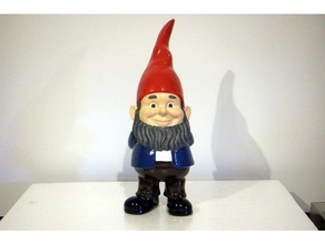 bad gnome - oversized outdoor & garden 3d print model - Mito3D