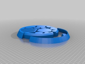 25mm base, firing arc Spielzeug & game Zubehör base corvus belli infinity infinity-Spiel Miniatur-sockel 3d print model - Mito3D