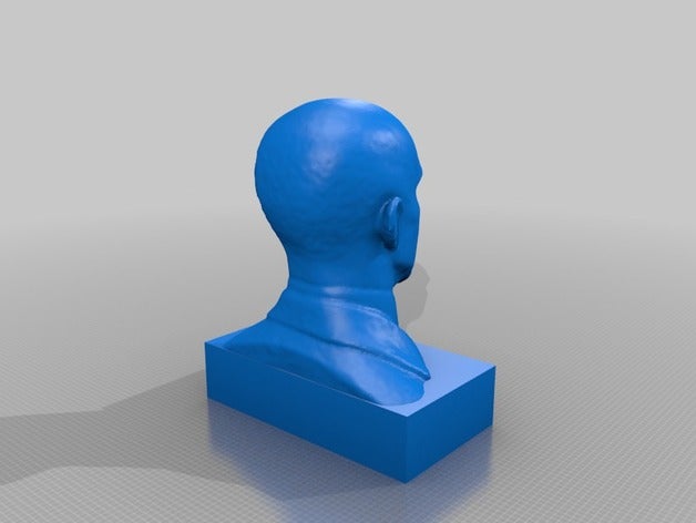 orville wright busto esculturas 3D print model - Mito3D