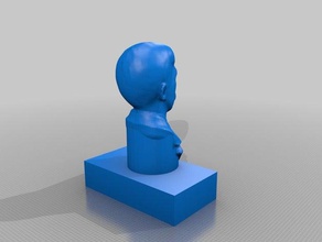 charlie taylor bust sculptures 3d print model - Mito3D