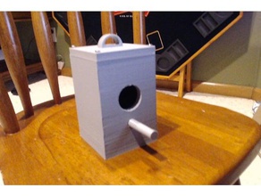 kuş evi 3d baskı 3d print model - Mito3D