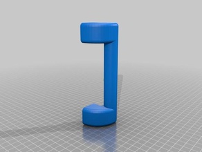 luggage handle replacement parts 3d print model - Mito3D