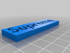 supreme box logo 3d printing hypebeast vape naysh 3d print model - Mito3D