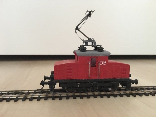 e69 locomotora eléctrica - ho 1 87 escala juguetes mecánicos trenes los del modelo de tren 3D print model - Mito3D