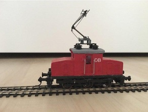 e69 electric locomotive - ho 1 87 scale mechanical toys trains model train 3d print model - Mito3D