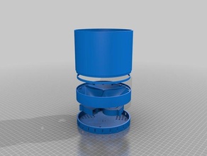 carbone attivo filtro aria - 3 ventilatore alimentato tramite usb Stampante 3d accessori 3d print model - Mito3D