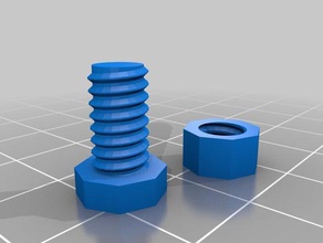 screw nut tools 3d print model - Mito3D
