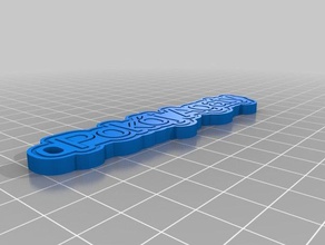 aga keychains customized 3d print model - Mito3D