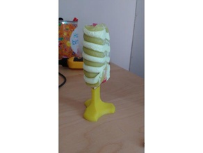 hielo palito de paleta pie cocina y comedor helado gadget palo titular ijsstokje standaard raket agua waterijs 3d print model - Mito3D