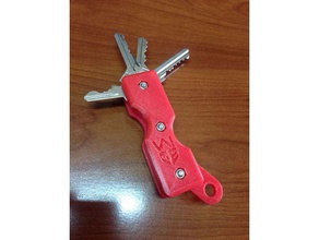 imaker3d key holder keychains keychain 3d print model - Mito3D