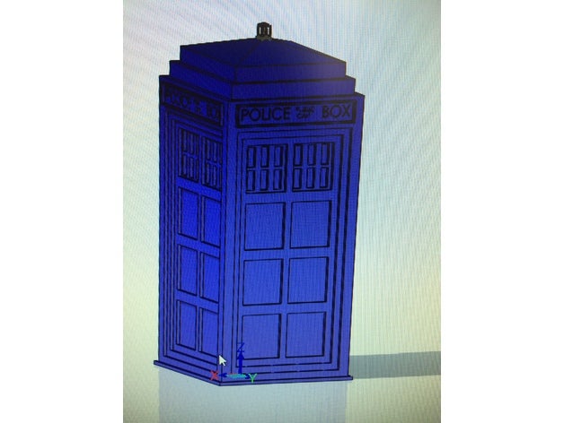 tardis L'impression 3d 3D print model - Mito3D