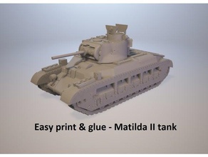 easy print & glue - matilda ii tank vehicles