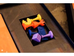 les pièces du jeu jeux 3d print model - Mito3D
