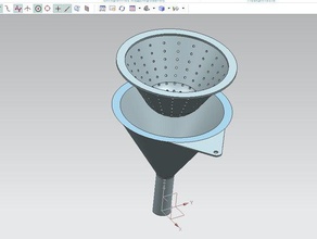 embudo de filtro cocina y comedor 3d print model - Mito3D