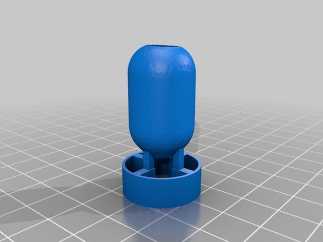 bomb shaped paracord bead accessories 3D print model - Mito3D