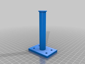 einfache filament-Halterung v1 3d-Drucker Teile filament spool holder 3d print model - Mito3D