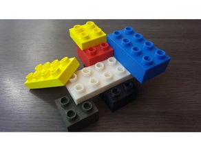 jumbo-duplos Bau-Spielzeug duplo jumbo lego-duplo 3d print model - Mito3D