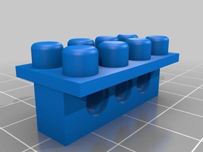 adaptador rasti lego in der Robotik Argentinien robotikit 3d print model - Mito3D