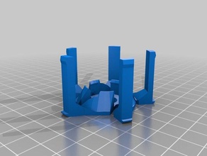 my customized filament spool hub 53 3d printer accessories 3d print model - Mito3D