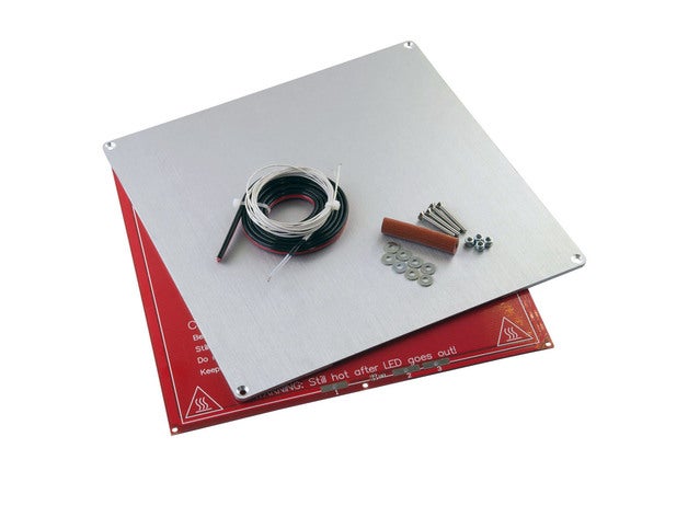 3d printer aluminum build plate mk2b pcb heater 220x220mm size accessories platform heated bed 3D print model - Mito3D