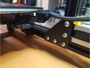 cr-10 z inside frame brace 3d printer parts 3d print model - Mito3D