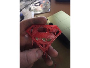 der Tod von superman-logo Schilder & logos superman 3d print model - Mito3D