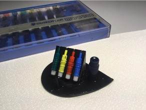 caneta de limpeza rack ferramentas arte elaboração o desenho técnico 3d print model - Mito3D