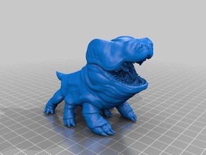 woola solid remix toys & games creature dog john carter 3d print model - Mito3D