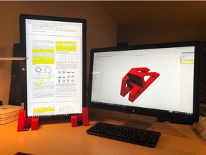 vertical stand apple thunderbolt display de 27 polegadas A impressão 3d suporte exposição 3d print model - Mito3D