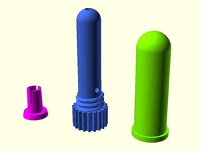essential oil inhaler household parametric 3d print model - Mito3D