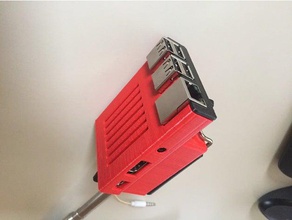 ez-wifibroadcast sleeve case raspberry pi mount selfie stick r c vehicles 3d print model - Mito3D