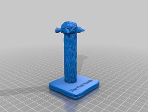 tartaruga post 3d print model - Mito3D