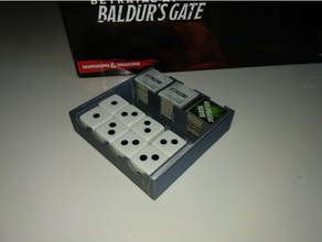 Verrat baldur ' s gate Spiele house hill baldurs board game organizer Würfel-Halter Spiel und Stück mit Halter Veranstalter 3d print model - Mito3D