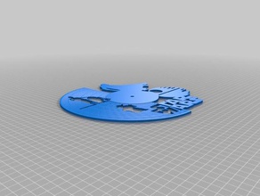 star wars relógio remixada decoração 3d print model - Mito3D