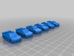 thunder alley board game cars 3d printing nascar 3d print model - Mito3D