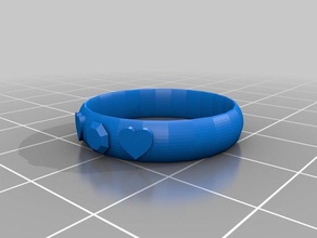 ring gave girl but she hated haha rings 3d print model - Mito3D