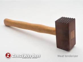 meat tenderizer cnc kitchen & dining router hammer tool stepcraft zenziwerken 3d print model - Mito3D