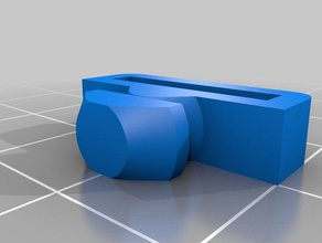tevo tornado rotative rail led mount 3d printer accessories adaptator aluminium profile holder 3d print model - Mito3D