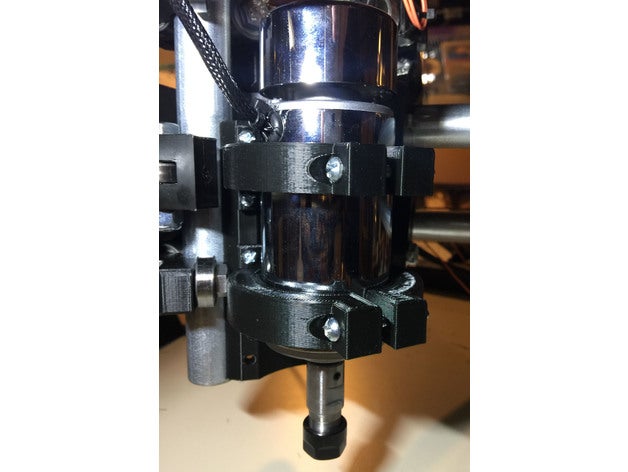 mpcnc 52mm spindle mount diy add-on tool 3D print model - Mito3D