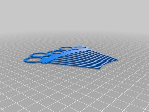 comb 3D print model - Mito3D